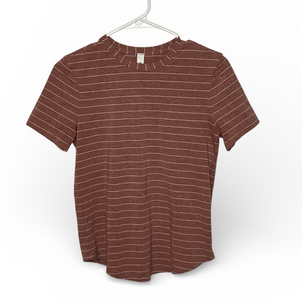 Lululemon Stripped T Shirt | Size: Small